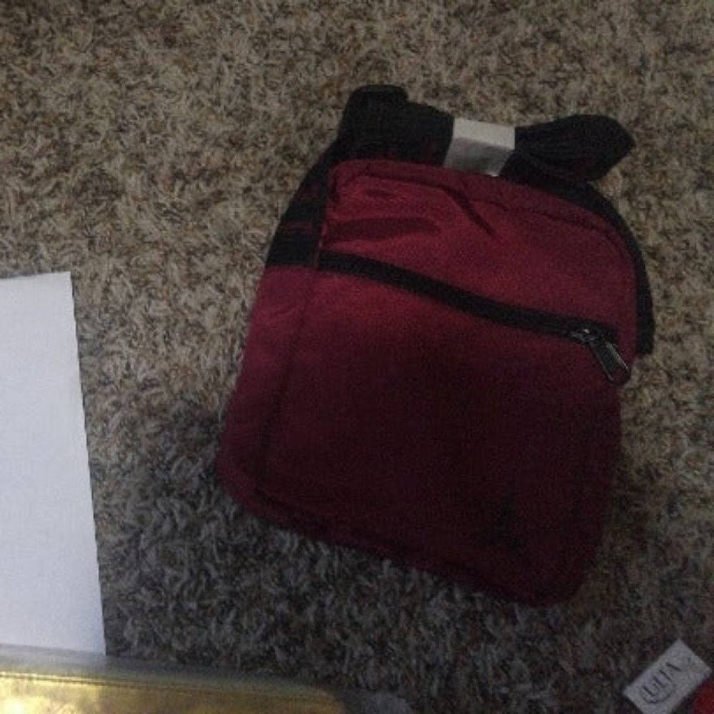 Jeffree Star Burgundy Side Bag